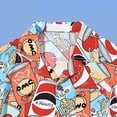 thumbnail image 4 of CAICJ98 Boys Summer Outfits Short Sleeve Hawaiian Shirt and Shorts Vacation Set for Kids Toddler Summer Clothes Set (Red,7-9 Years), 4 of 7