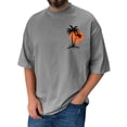 thumbnail image 1 of Men's T-shirt T-shirts Graphic Text Pool3D Printing Street Casual Short Sleeve Printed Clothing Basic 4XL, 1 of 5