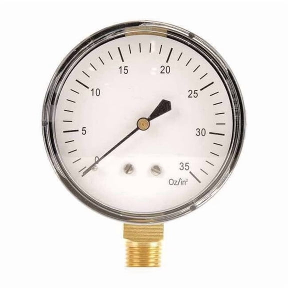 Manufacturer Varies Press Gauge,Low Press Diaphragm,2-1/2 In 18C778