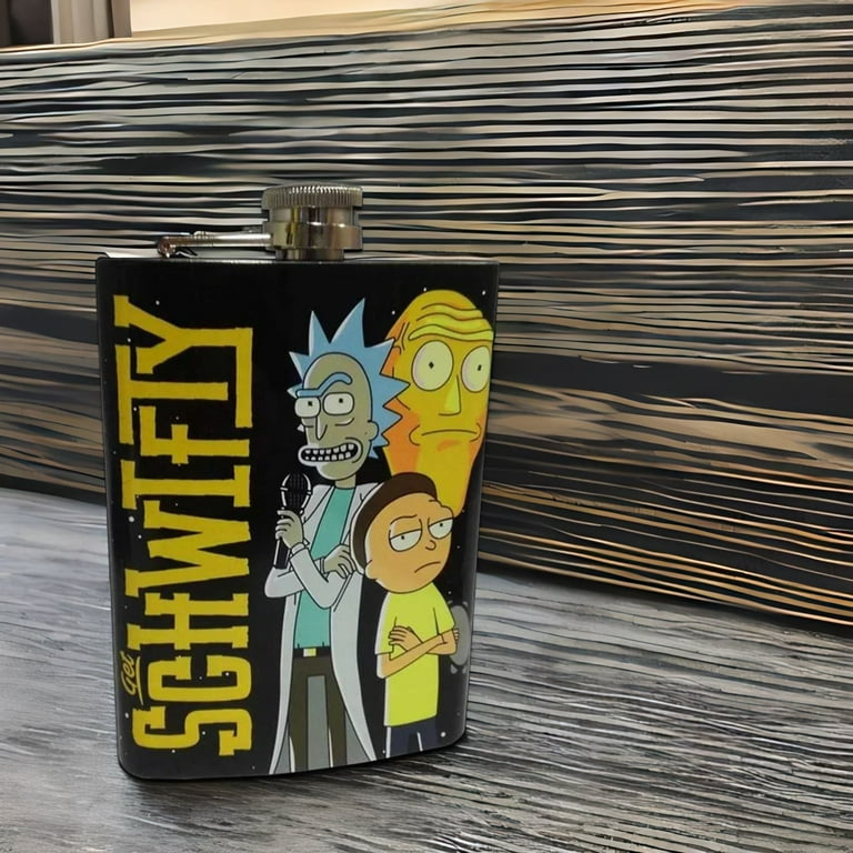 Silver Buffalo Rick And Morty Lot De 4 Mini Verres Colorés Pour Visages Abstraits, 42,5 G