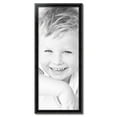 thumbnail image 2 of ArtToFrames 16" x 40" Black Engraved Edges Picture Frame, 16x40 inch Black Wood Poster Frame (WOM-4055), 2 of 8