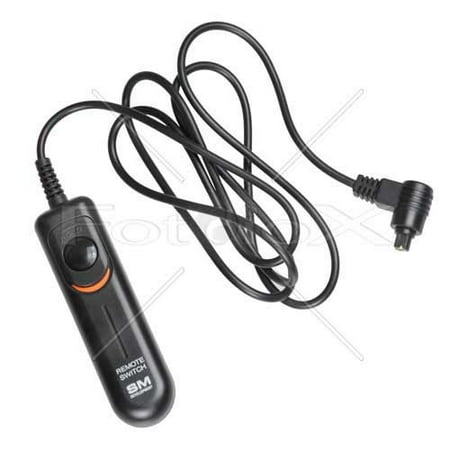 SMDV Remote Shutter Release Cable - for Canon EOS 1D, 1DS Mark II, III, Mark III, IV, 1DC, 1DX, D30, D60, 10D, 20D, 20DA, 30D, 40D, 50D, 5D, 5D Mark II, III, 7D, Replaces Canon