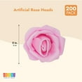 thumbnail image 2 of Bright Creations Foam Rose Flower Heads - DIY Crafts & Flowers for Crafts - Wedding Cake Blooms & Artificial Roses - Versatile Decor Accents & Artificial Roses Bulk - Pack of 200, 2 in, 2 of 7