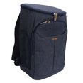 thumbnail image 4 of Mochila térmica para acampar de 18 litros, bolsa térmica impermeable a prueba de fugas con aislamiento térmico para bebidas de frutas, lonchera, billetera para teléfono móvil, azul oscuro, 4 of 14