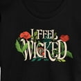 thumbnail image 3 of Wicked: Part 2 -  Elphaba  - Juniors Cropped Short Sleeve Graphic T-Shirt, 3 of 5