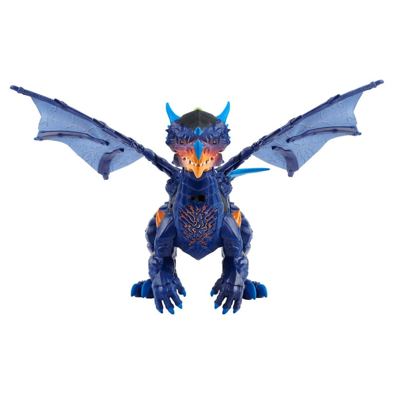 WowWee Untamed Legends Dragon - Interactive Vulcan Dark Blue