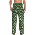 thumbnail image 3 of Daiia Broccoli 3 Men's Sleep Pant with Pockets and Drawstring,Pajama Pants-Small, 3 of 9