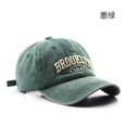 thumbnail image 1 of Letras de moda de alta calidad snapback gorra de béisbol de algodón gorra de béisbol de mujer hip hop padre tela de red conductor de camión gorra protector solar de mujer de viaje al aire libre, 1 of 4
