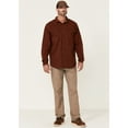 thumbnail image 2 of Hawx Men's Solid Twill Pearl Snap Long Sleeve Work Shirt - HF18W4-GRY Medium, 2 of 4