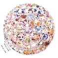 thumbnail image 3 of 50Pcs Rainbow Cow Stickers Vinyl Decals Cute Animal Stickers for Kids Teens Assorted Stickers for Classroom 1 Set, 3 of 8