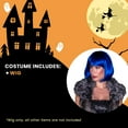 thumbnail image 6 of Cindy Blue Wig Costume Accessory, 6 of 6
