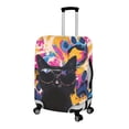 thumbnail image 2 of HELLHERO Colorful Cat Pattern Design Suitcase Cover for Friends, Polyester Spandex Anti-scratch Journey Baggage Guard Easy Wash Suitcase Sleeve, 2 of 7