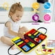 thumbnail image 4 of Juguetes Montessori Tablero ocupado Aprendizaje de habilidades motoras Aprendizaje de juguetes sensoriales educativos Juguete ocupado Edad 3+ estilo A Macarena tablero ocupado, 4 of 6