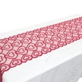 thumbnail image 2 of Outfmvch Valentines Day Decorations,Heart Table Runner,Love Table Runner,Valentine's Day Table Flag Decoration Red Knitted Love Table Flag,Valentines Day Home Decor,Pink Wedding Decor Red 2 cloth, 2 of 5