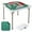 Green, variant on Costway 35" Folding Mahjong Table with Cup Holders & Smooth Felt Mat Carrying Handle Multicolor