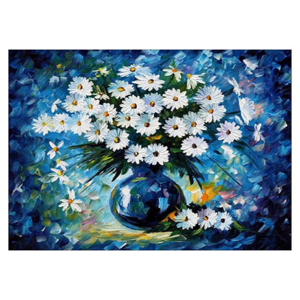 Taladro Pintura Diamante (DB2362) DIY 5D Bordado floral completo Punto de cruz 40x50cm Hugtrwg Para estrenar