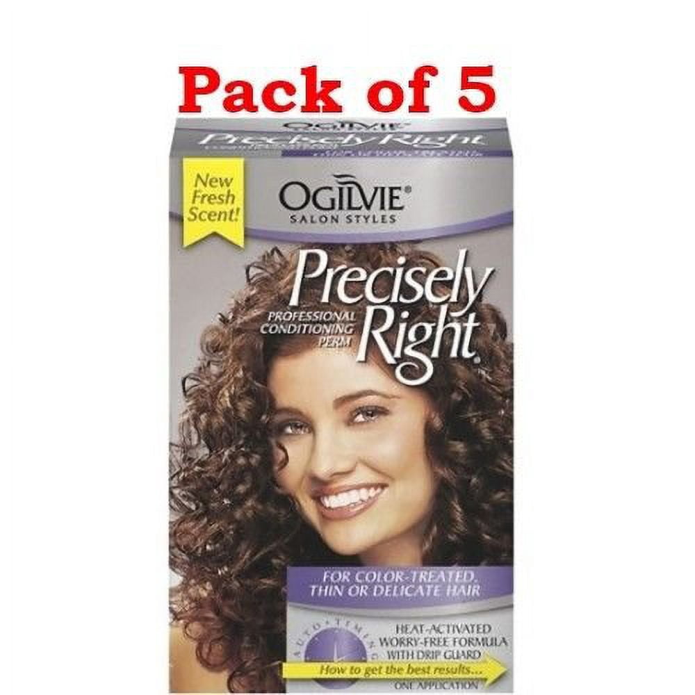 Ogilvie Precisely Right Permanent Color-Treated Hair With Color Protection, 5-Pack