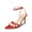 RED-PAT, variant on Pointy Toe Heels for Women Stiletto Sexy Strappy Ankle Strap 3.7 inch High Heel Sandals for Party Prom