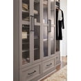 thumbnail image 3 of Amerock Lintel 8-13/16 inch (224mm) Center-to-Center Matte Black Cabinet Pull, 3 of 7