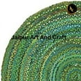 thumbnail image 4 of Jaipur Art And Craft Beautiful Home Abstract Antique Handmade Braided Reversible Cotton Jute Area Rug (10x10 Sq Ft), 4 of 6