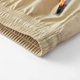 thumbnail image 7 of Besolor Mens Workout Shorts Elastic Waist Drawstring Summer Lightweight Breathable Athletic Running Shorts with Zipper Pocket(X-Small,Khaki), 7 of 7