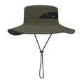 thumbnail image 1 of Bucket Hat Wide Brim Multi-function Comfortable UV Protection Breathable Cap for Fishing, 1 of 6