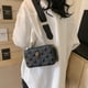 thumbnail image 4 of KURT GEIGER LONDON Nuevo bolso de hombro para mujer, bolsos de diseñador de moda para cámara, bolso cuadrado con cremallera y letras para mujer, bolso de mano de marca de lujo para mujer, 4 of 5