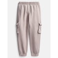 thumbnail image 2 of Wonder Nation Boys Fleece Cargo Jogger Pants, Sizes 4-18 & Husky, 2 of 3