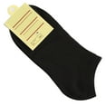 thumbnail image 1 of NUZYZ Casual Women Solid Color Elastic Cotton Breathable Low Cut Ankle Boat Socks, 1 of 7