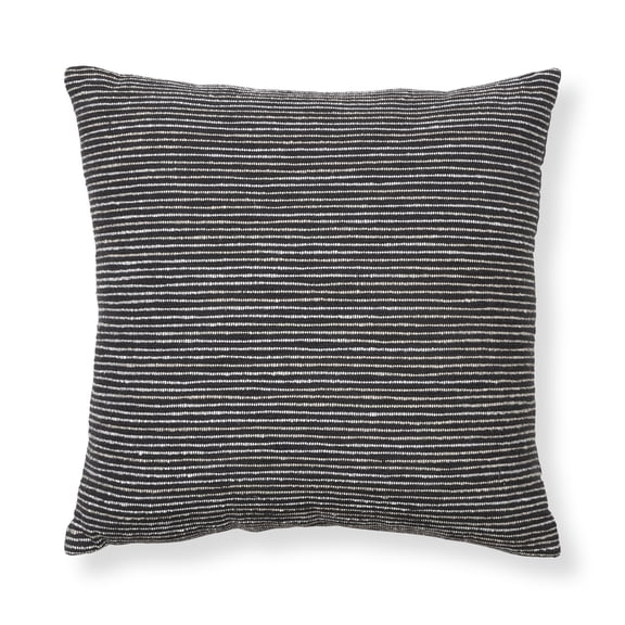 Better Homes & Gardens Grover Black 22" Decorative Pillow Cover