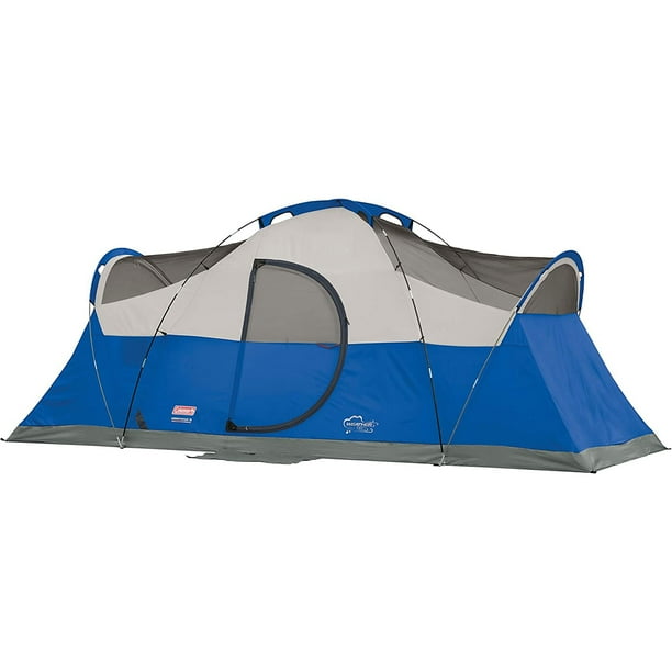 Coleman Montana Spacious 8 Person Cabin Camping Tent w/ Hinged