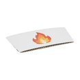 thumbnail image 4 of Restpresso White Paper Fire Emoji Coffee Cup Sleeve - Fits 12 / 16 / 20 oz Cups - 1000 count box, 4 of 10