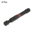 thumbnail image 3 of Uxcell T40 Magnetic Security Impact Torx Screwdriver Bit 1/4" Hex Shank 2" Length, 2 Pack, 3 of 5
