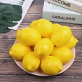 thumbnail image 4 of CPDD 30PCS Artificial Yellow Lemon,Realistic Fake Lemon Faux Fruit Decor for Kitchen Table Decoration Photography Prop Yellow, 4 of 7