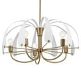 thumbnail image 5 of 52572CPZ Kichler Lighting Petal - 5 Light Chandelier-16 Inches Tall and 31 Inches Wide, 5 of 9