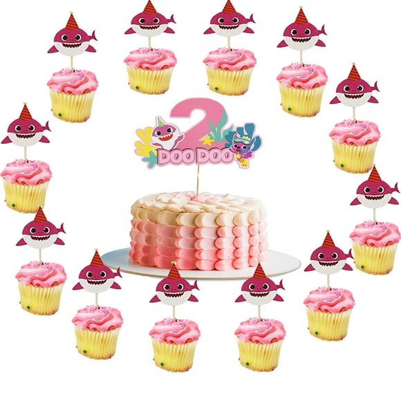 Baby Shark Party Supplies Walmart Com Pink Walmart Com