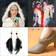 thumbnail image 4 of Tira de tela de piel de 78,74 pulgadas para manualidades, color blanco, peluda, precortada, suave, lisa, esponjosa, rollo de cinta para coser, 4 of 9