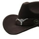 thumbnail image 3 of Sombreros de vaquero Fernando Fedoras 2 uds, fiesta adultos, carnaval, café rojo, Sombrero de vaquero, 3 of 8