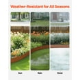 thumbnail image 3 of Weather-Resistant Steel Landscape Edging 6 Pack, 40x8 in Metal Lawn Edging Border with Pre-Rusted Finish, Flexible Bendable Design, Easy Installation for Garden, Walkway, and Flower Bed, 3 of 11