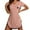 Rose Gold, variant on Women's Lace Trimmed Short Sleeve Sleep Dress - Sexy Summer Nightgown - Soft Breathable Fabric - Elegant Nightwear for Home & Gifts