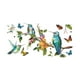 thumbnail image 1 of Calcomanía de pared de colibríes, pegatinas de pared de pájaros, impermeables, modernas, con colibrí en de un , calcomanía de flores para, 1 of 9