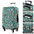 thumbnail image 5 of Pitbull Dog and Flower Floral Luggage Cover Fashion Suitcase Cover Baggage Covers Fit 25-28 Inch Luggage (Go Travel), 5 of 5