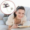 thumbnail image 2 of Panda Bookmarks Metal Bookmarks Creative Page Marker Book Lover Gift, 2 of 18
