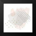 thumbnail image 2 of Hershey, Moira 12x12 Black Modern Framed Museum Art Print Titled - Lovely Blush I, 2 of 5