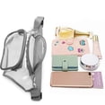 thumbnail image 3 of Riñonera impermeable de PVC, bolso bandolera para estudiantes, oficinistas, bolsa de almacenamiento de maquillaje, bolsa para escalar montañas, correr, fitness, ocio, 3 of 5