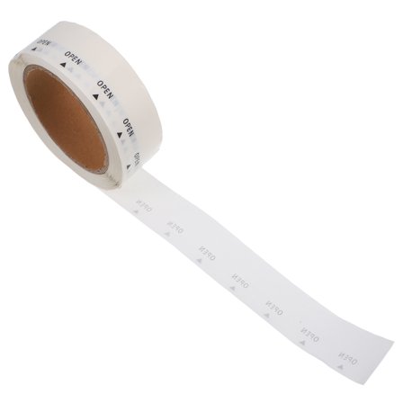 WHAMVOX 1000Pcs Open Stickers Label Clear Round Open Labels Easy Peel And Seal Sticker Sheets Waterproof Circle Label Stickers For Shipping Packaging Envelopes Bottles