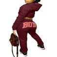thumbnail image 3 of Ensemble de Survêtement Décontracté pour Femmes 2 Pcs avec Sweat à Capuche à Manches Longues et Pantalon de Jogging, 3 of 3