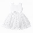 thumbnail image 1 of NIEWTR Robe à Volants en Tulle pour Filles Tout-Petits Robe d'Été Princesse Tutu Robe de Piscine Décontractée Vêtements pour Enfants (Blanc, 12-18m), 1 of 7