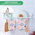 thumbnail image 4 of Yayeee Pot Holders Kitchen Heat Resistant with Pockets 7"x9.8" Cotton Oven Cooking Hot Pads, Mosaic Flowers Pattern, 4 of 7