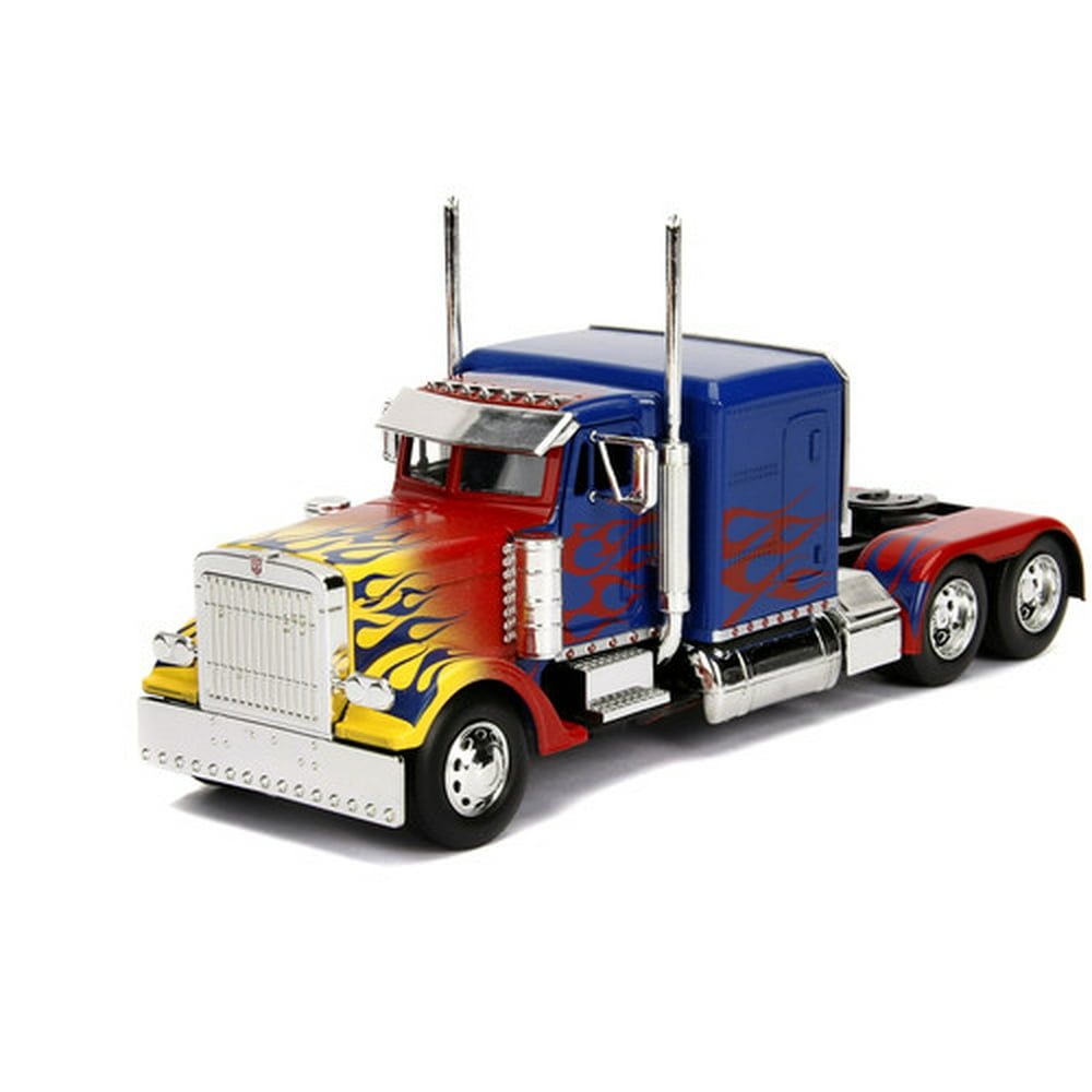 Transformers T1 Optimus Prime Truck with Robot on Chassis Diecast Car